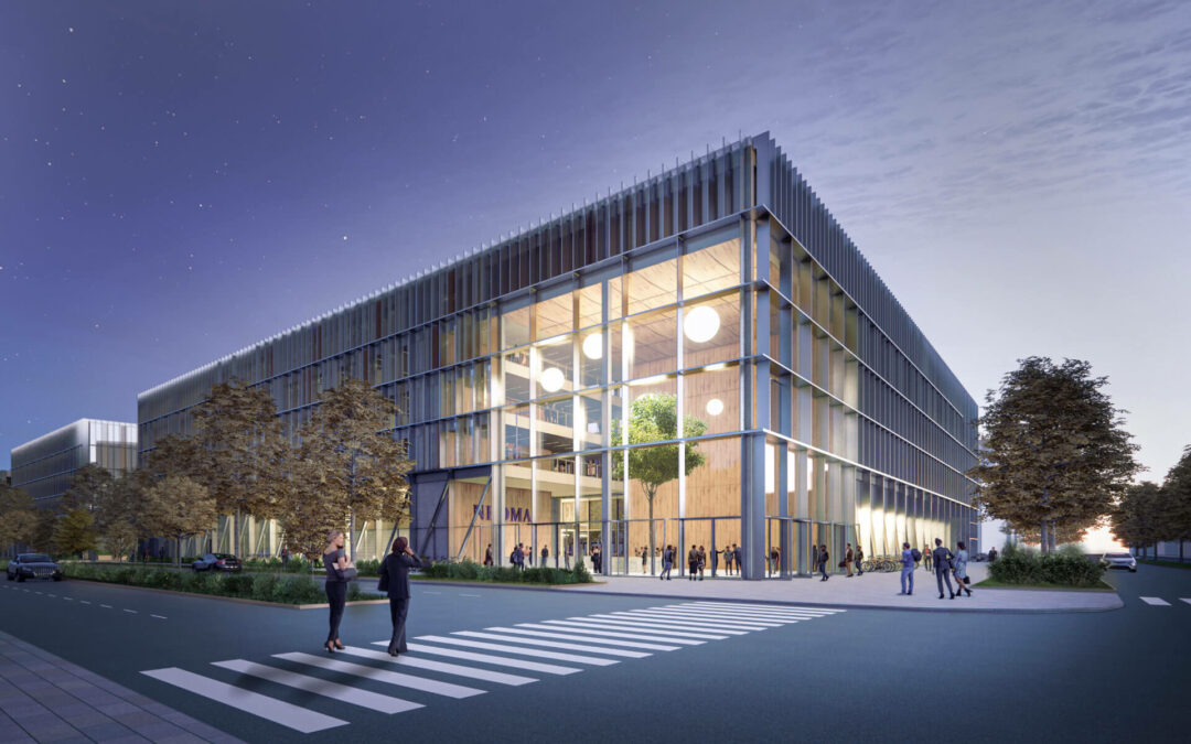 Le campus NEOMA affirme une façade contemporaine