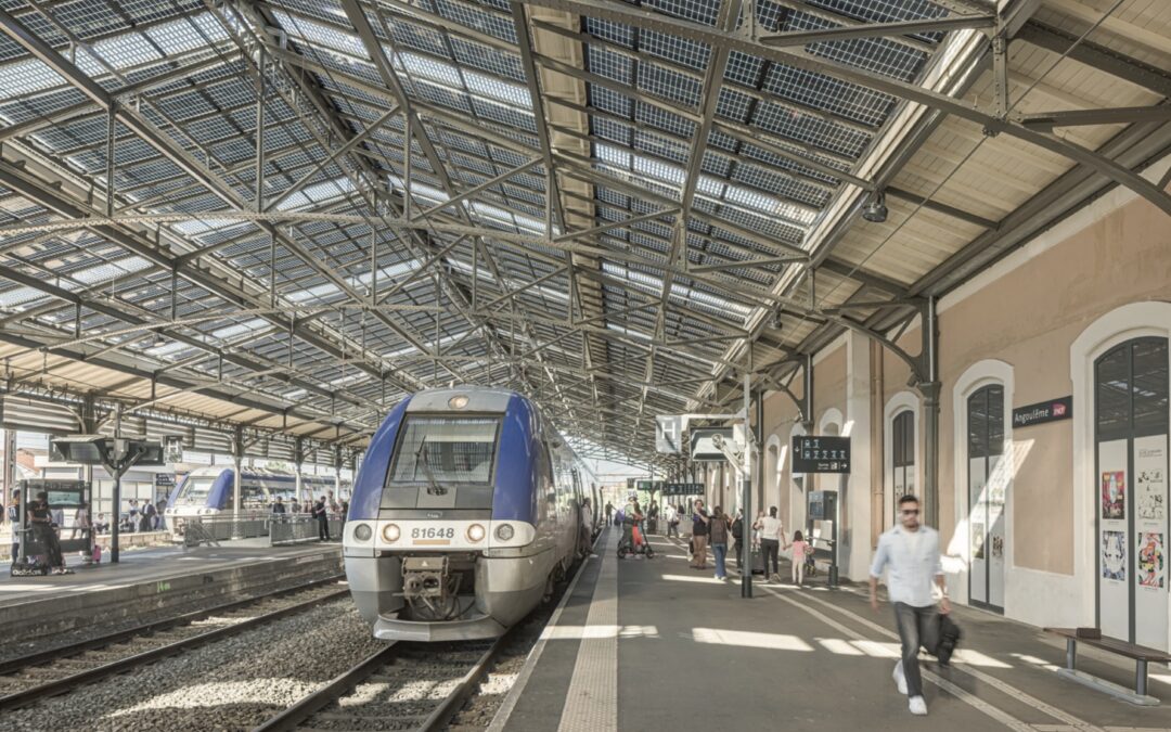 Première halle voyageurs photovoltaïques de France